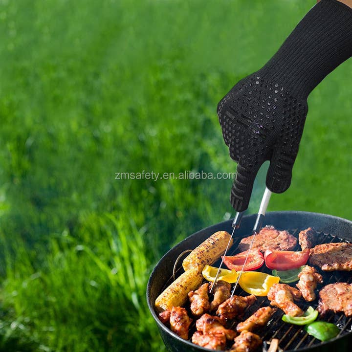 VIGOR - Wholesale Oven Mitt/Pot Holder - BBQ Grill Gloves Cut & 932°F Heat Resistant Gloves6