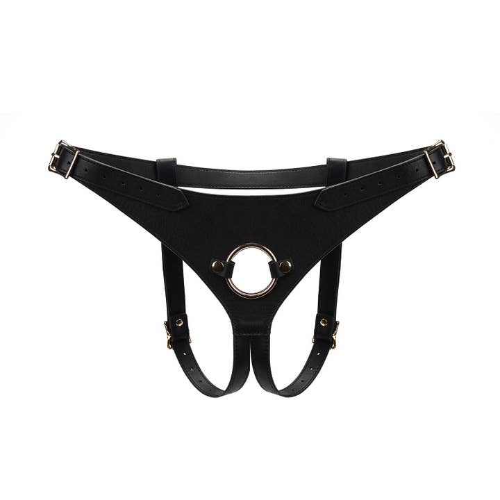 Liebe Seele - Wholesale Sex Toy - Dark Secret Deluxe Leather Strap On Harness
