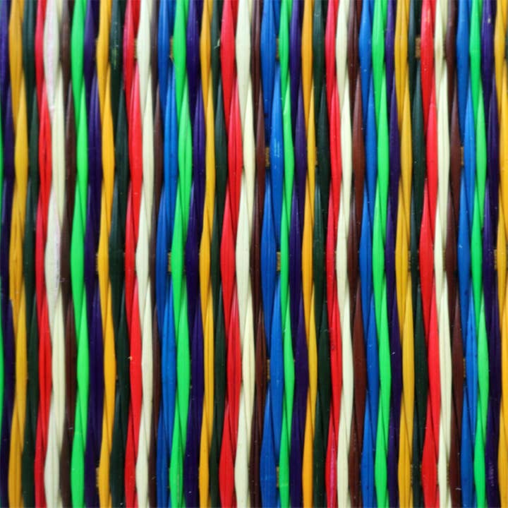 Baskets of Cambodia - Wholesale Clutch Bag - Women's - Mini Oval Collapsible Traveler Clutch W/ Handle & Strap20