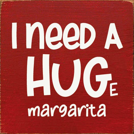 SAWDUST CITY - Vente Pancarte - J'ai besoin d'un câlin (e margarita) - Panneau en bois1