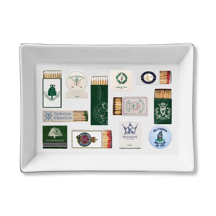 Ceramic Tray - International Golf for wholesale by Toss Designs