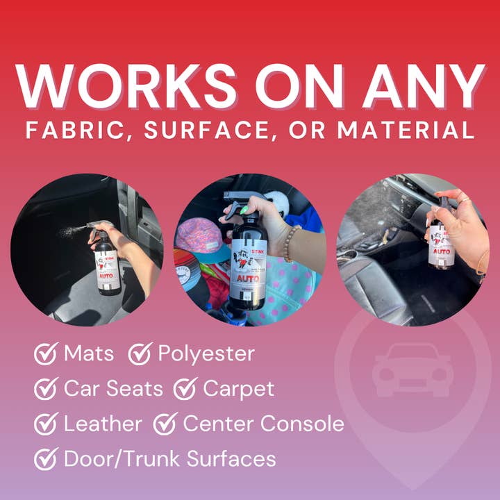 The Stink Solution - Wholesale Car Freshener - Unisex - Auto/Car Odor Eliminating Spray - 4 oz1