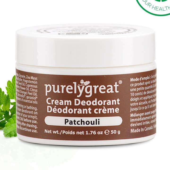 Purelygreat Natural Deodorants - Wholesale Deodorant - Unisex - Purelygreat Cream Deodorant - Patchouli0