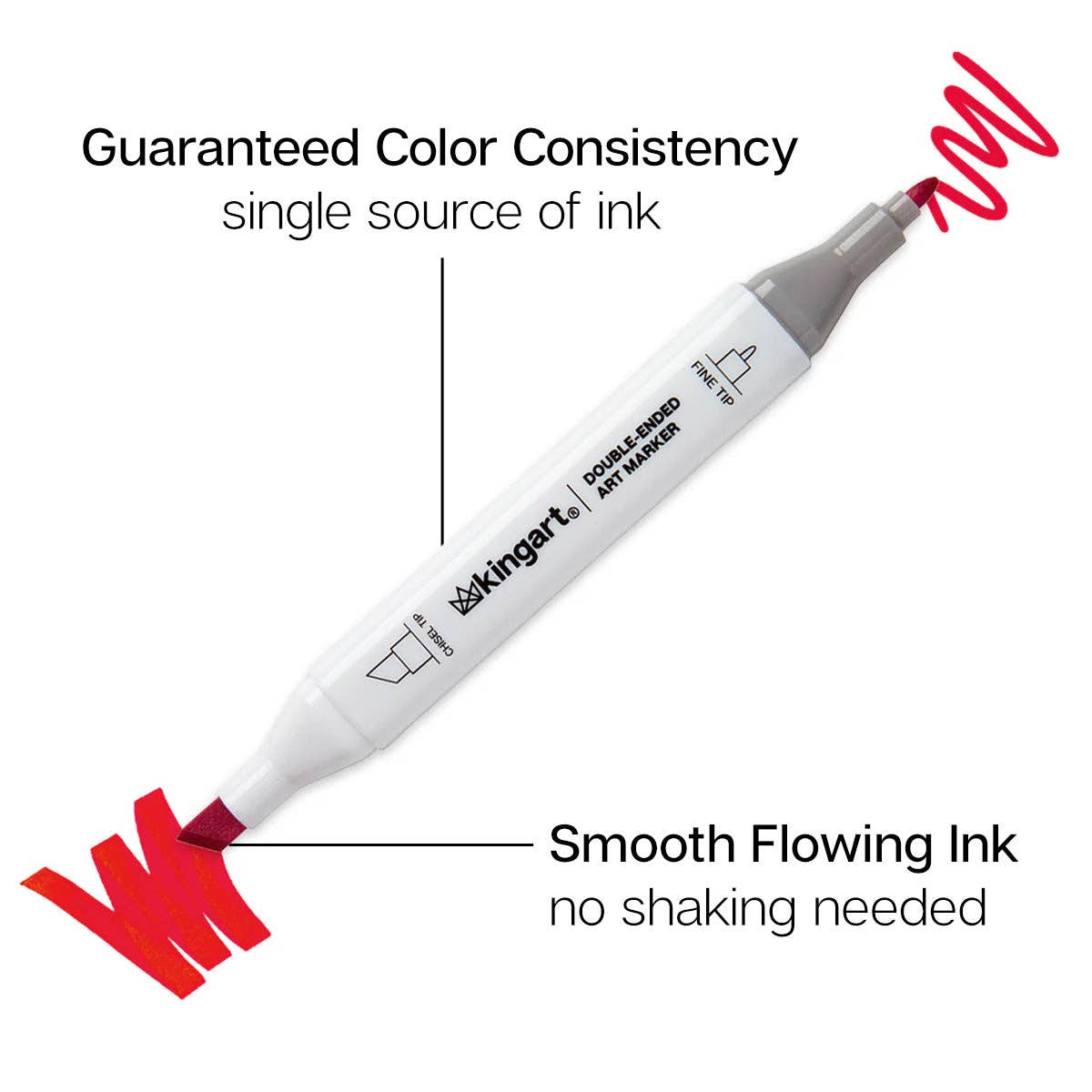 KINGART - Wholesale Marker - Double-Ended Alcohol Markers - 24 Vintage Colors1