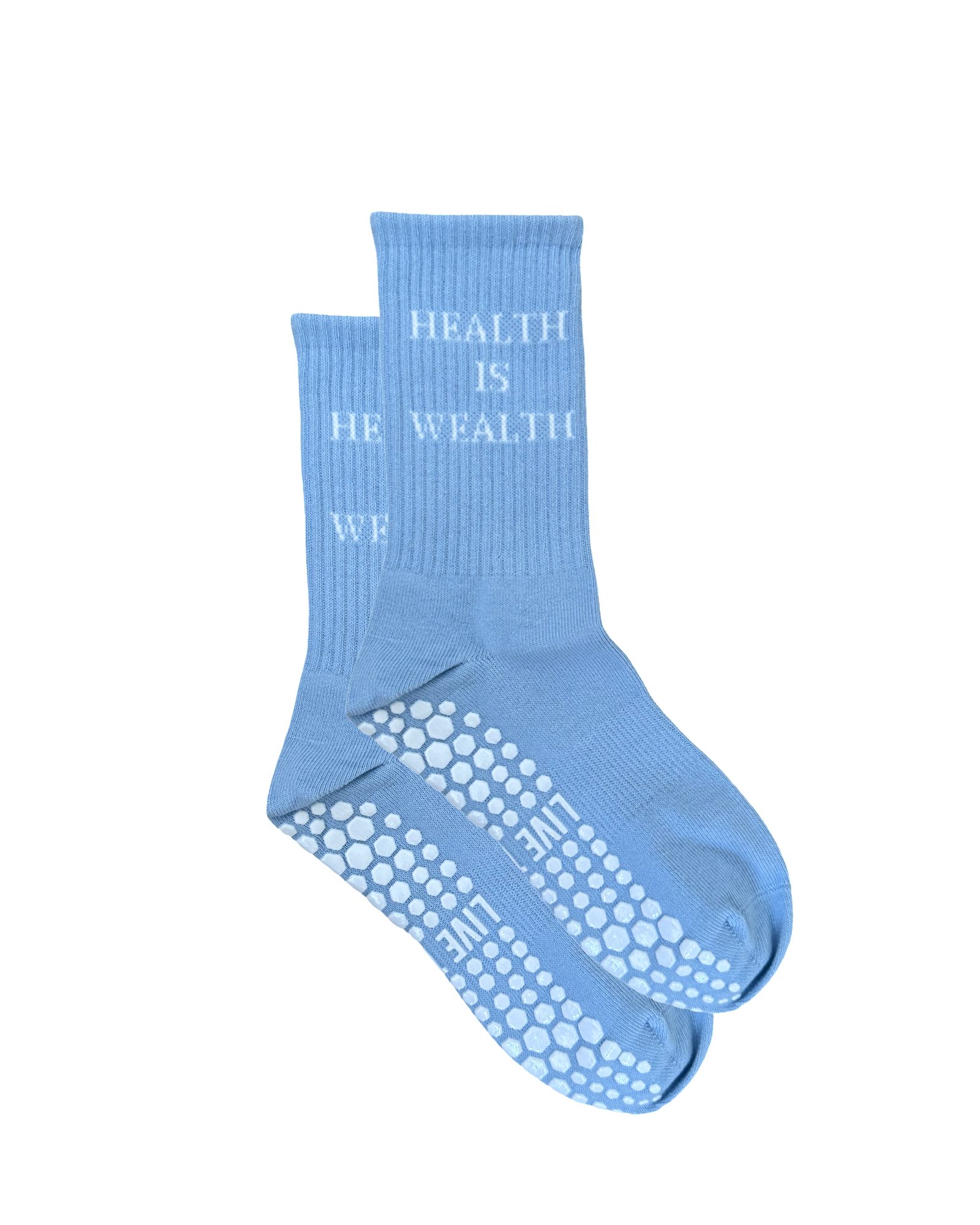 SAINT BLUE - Wholesale Socks - Unisex - Health is Wealth Crew5