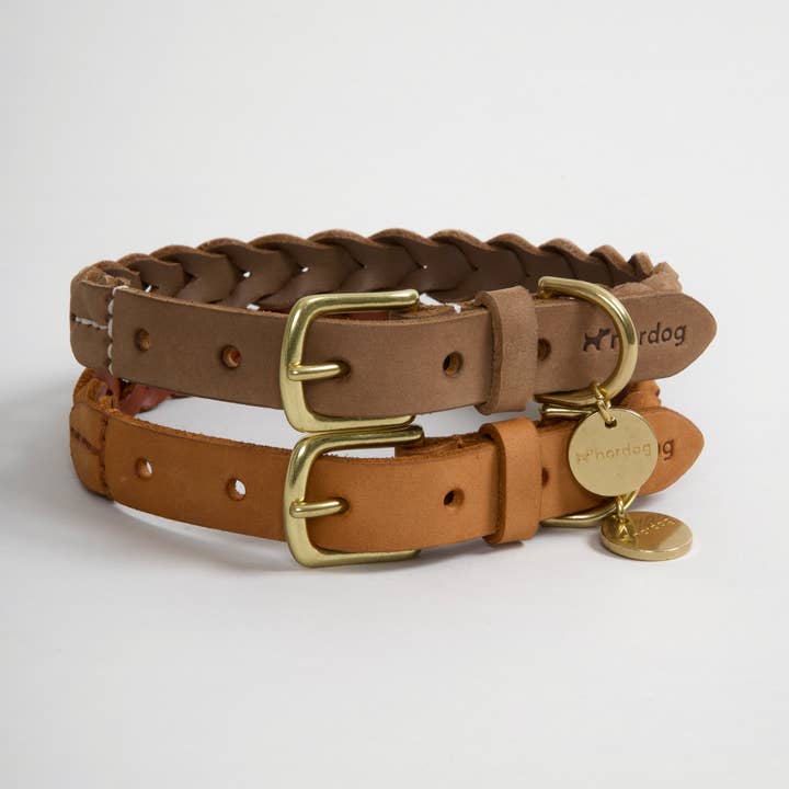 Nordog - Vente Collier – chien - Collier tressé pour chien HUGO Cognac8