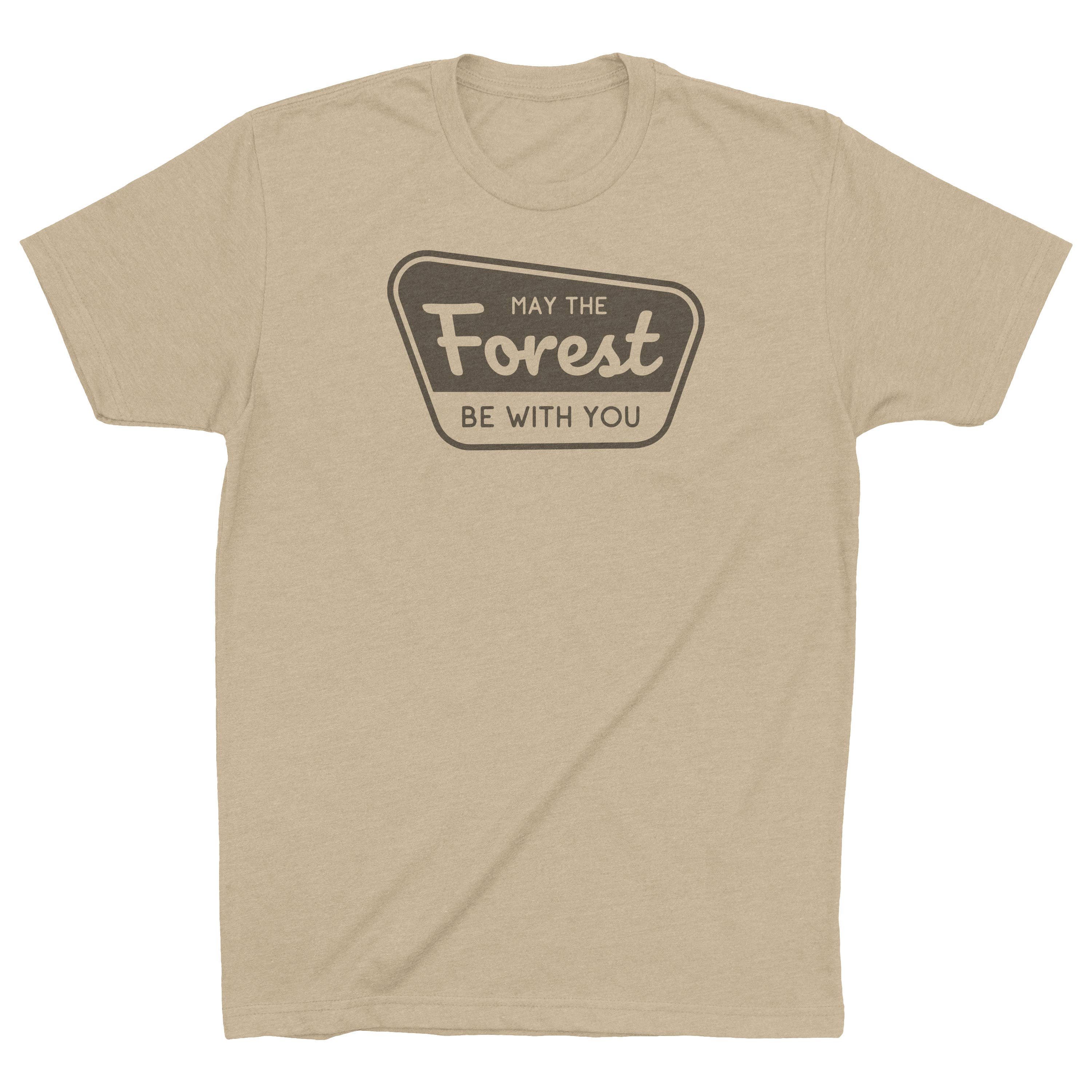 Squatchy - Wholesale Screen Printed T-Shirt - Men's - May The Forest be With You T Shirt  |  Star Wars Adventure0