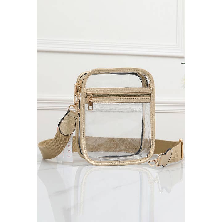 Hana - Wholesale Crossbody Bag - Women's - Clear PU Cross Body Mini Bag1