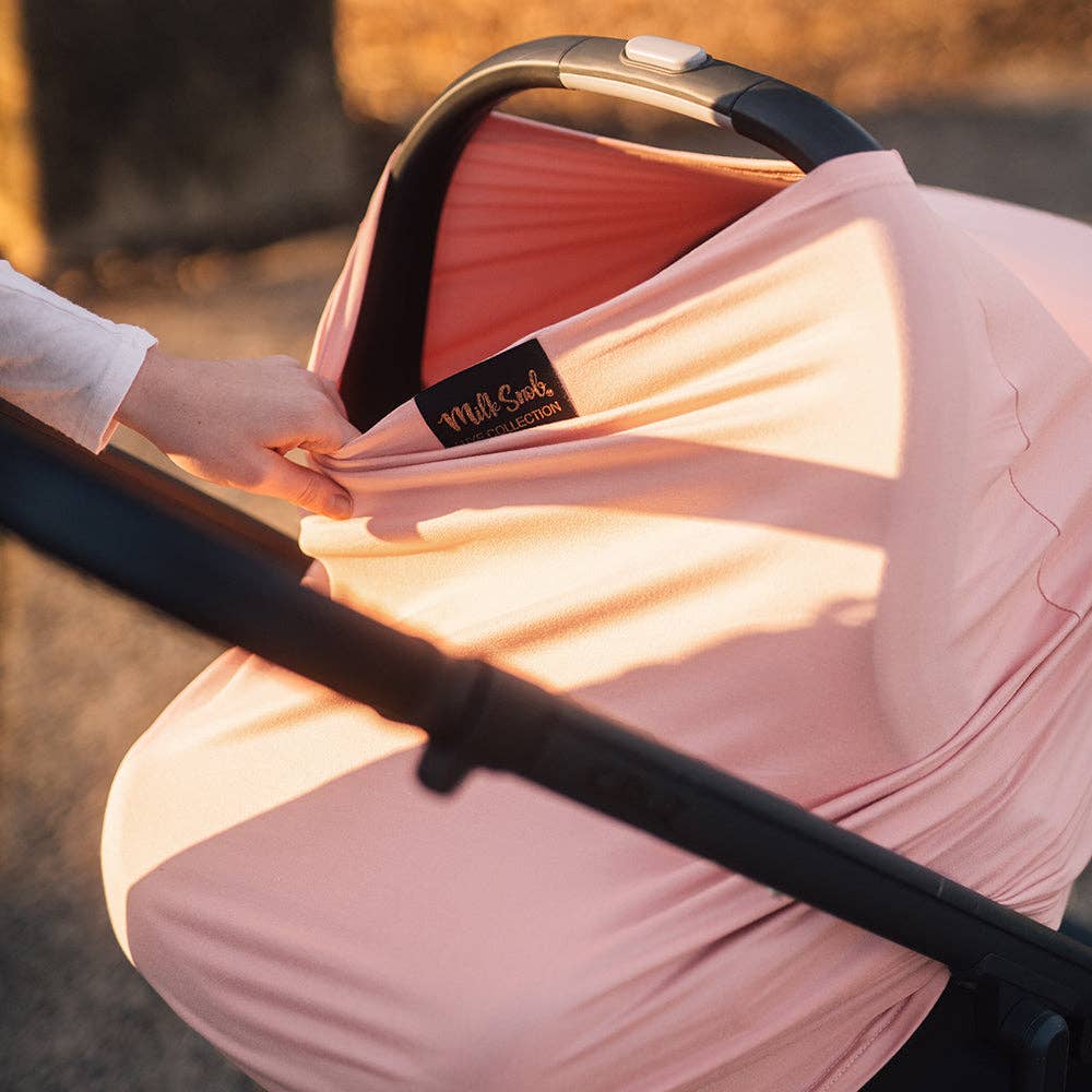 Milk Snob - Wholesale Car Seat Cover - Kids & Baby - LUXE Premium 5-in-1 Multifunctional Cover Ballet Slipper2