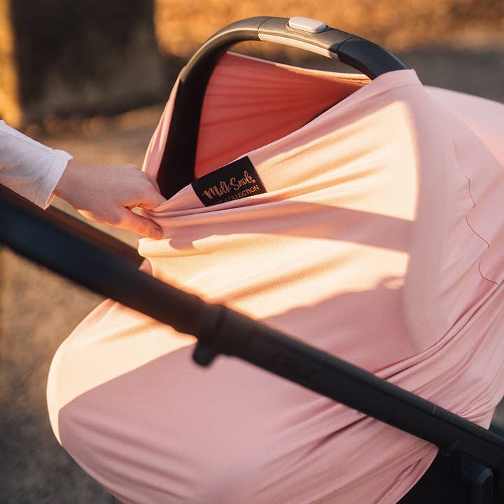 Milk Snob - Wholesale Car Seat Cover - Kids & Baby - LUXE Premium 5-in-1 Multifunctional Cover Ballet Slipper2