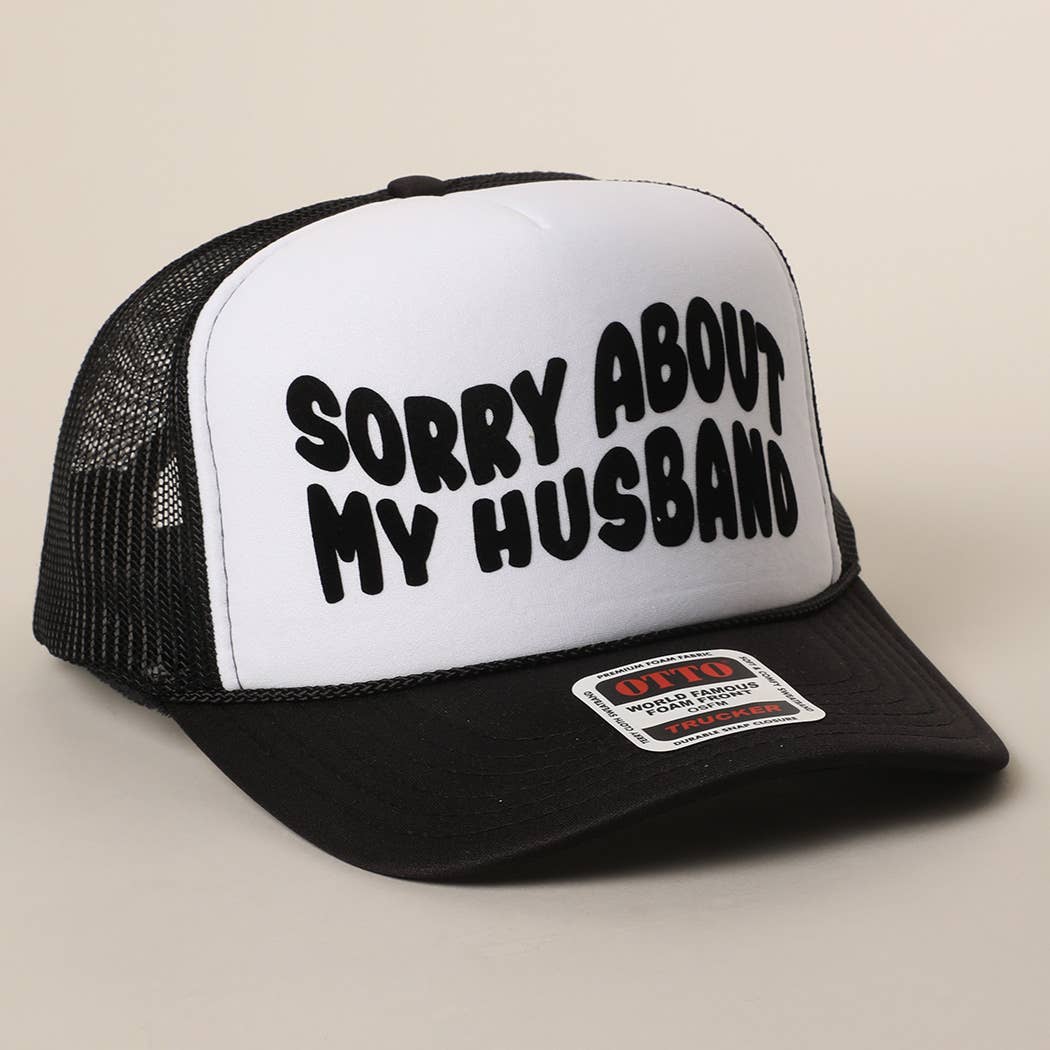 Fashion City – wholesale Truckerkeps – Unisex – Förlåt för min fru&man meshkeps21