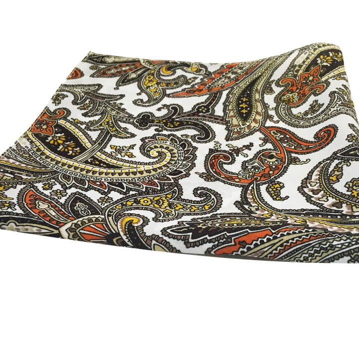 JO's Pocket Squares - Wholesale Pocket Square - Men's - "Sir" Terracota & Yellow Sand Men's Pocket Square2