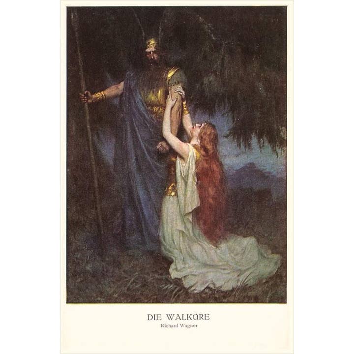 Postcard MS-11 Scene from Die Walkure for wholesale by Found Image Press