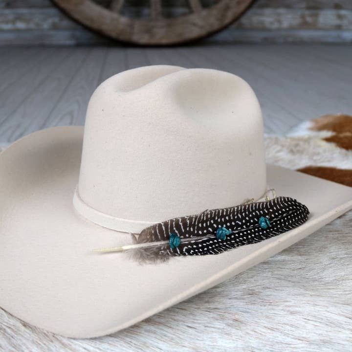 Willow Lane Hat Co. - Wholesale Hat Accessory - Women's - Turquoise Pheasant Hat Feather