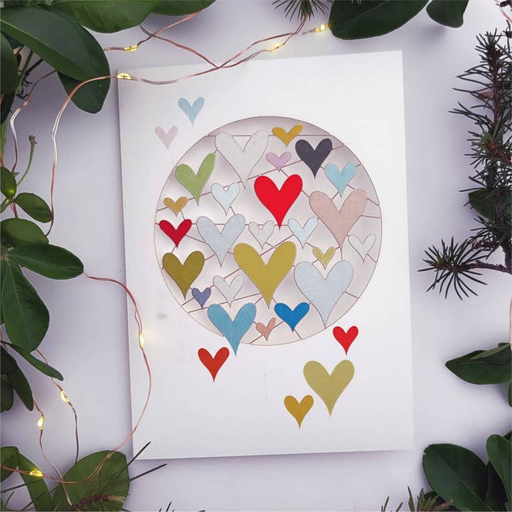 Multi Coloured Hearts Blank Love Valentine's Day Card and other Purchase wholesale valentines blanks. Free returns & net 60 terms on Faire trending on Faire.