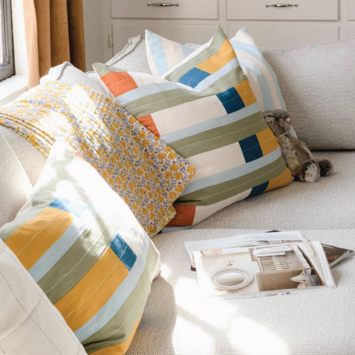 Anchal - Wholesale Throw/Decorative Pillow - Stamp Throw Pillow Cover2