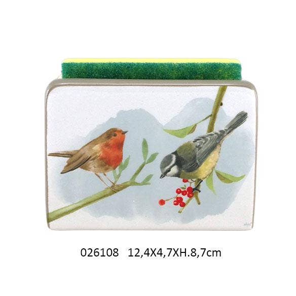 Suporte para Esponja + Esponja 'Mesange' 12,4 X 4,7 X A.8,7 cm por atacado de Faye