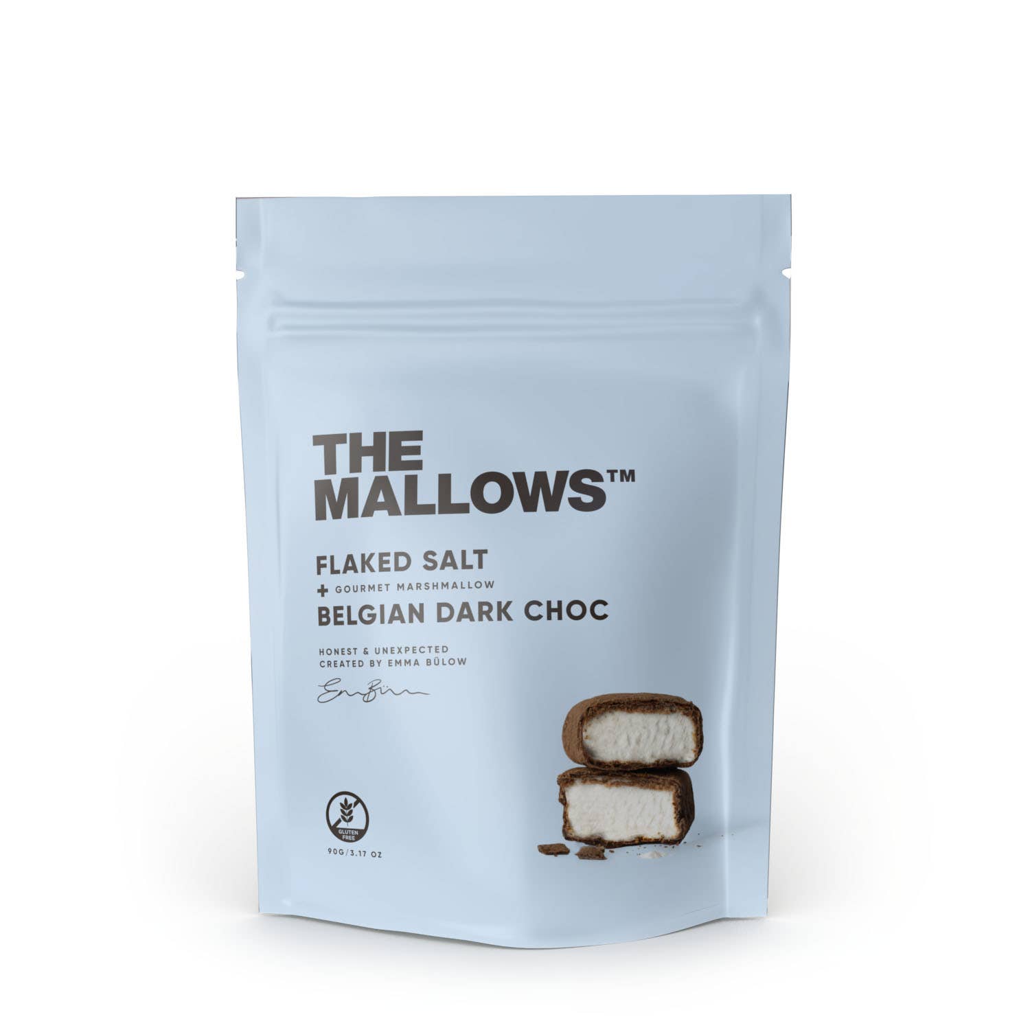 The Mallows – wholesale Marshmallow – FLAKED SALT + BELGIAN DARK CHOC 90g