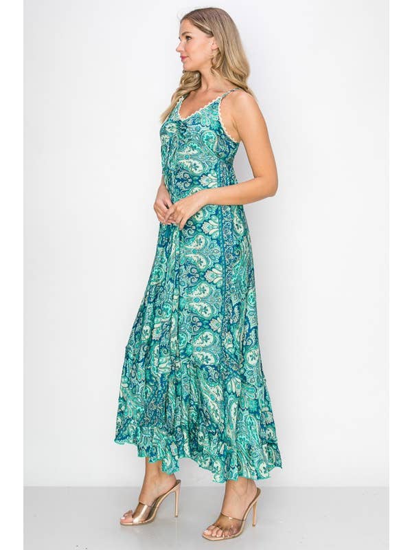 White Waves - Vendita all'ingrosso Vestito - Donna - Abito lungo estivo facile1