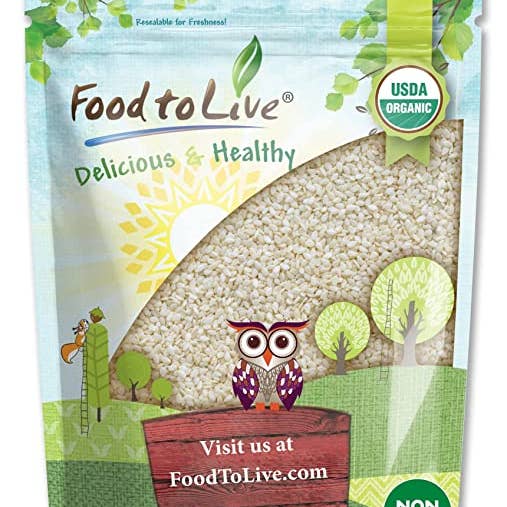 Food To Live - Vente Graines - Graines de sésame décortiquées biologiques — Graines de sésame blanches crues entières