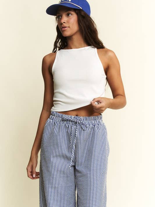 JADE BY JANE - Wholesale Pants - Women's - Gingham boxer pants