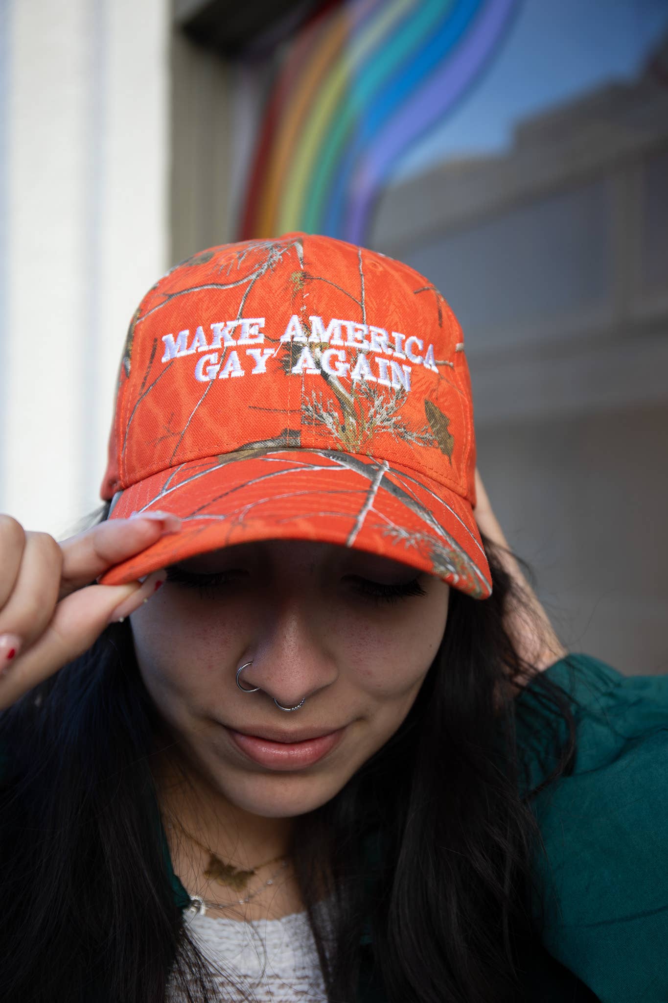 Jen Zeano Designs - Wholesale Trucker Hat - Unisex - Make America Gay Again Cap0