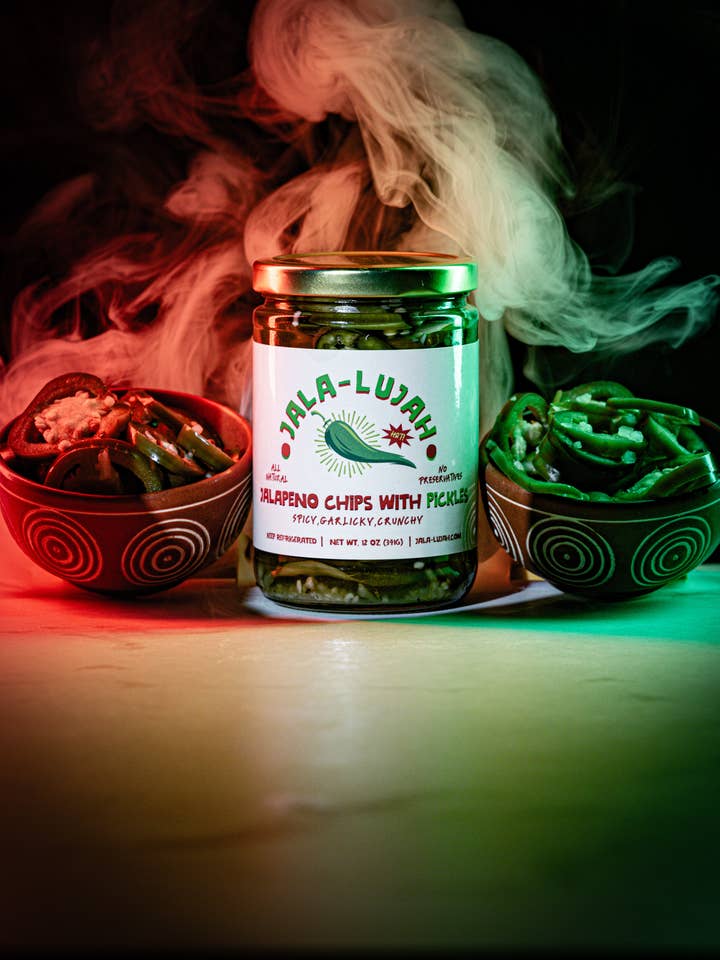 Jalapeño-Chips mit Essiggurken für den Großhandel von Jala-Lujah