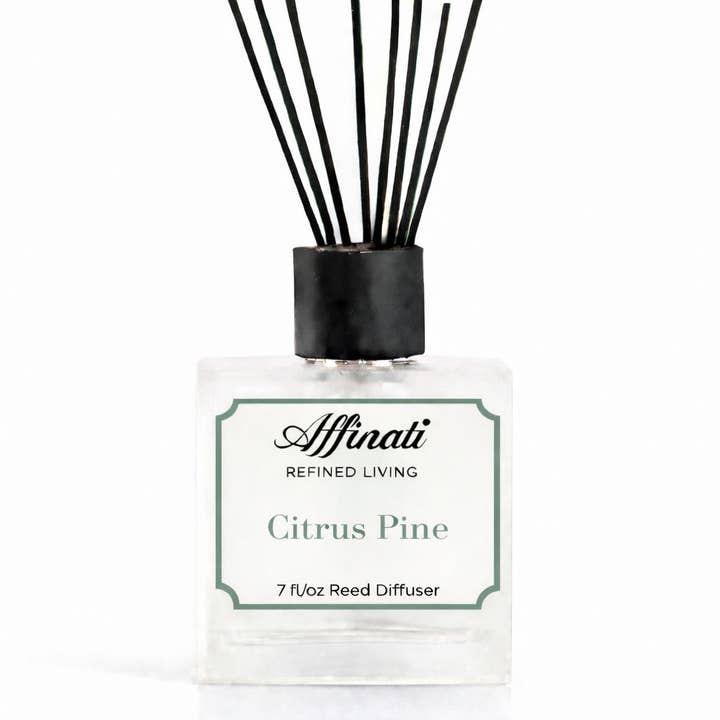 Diffuseur à roseaux agrumes et pin pour la vente par Affinati