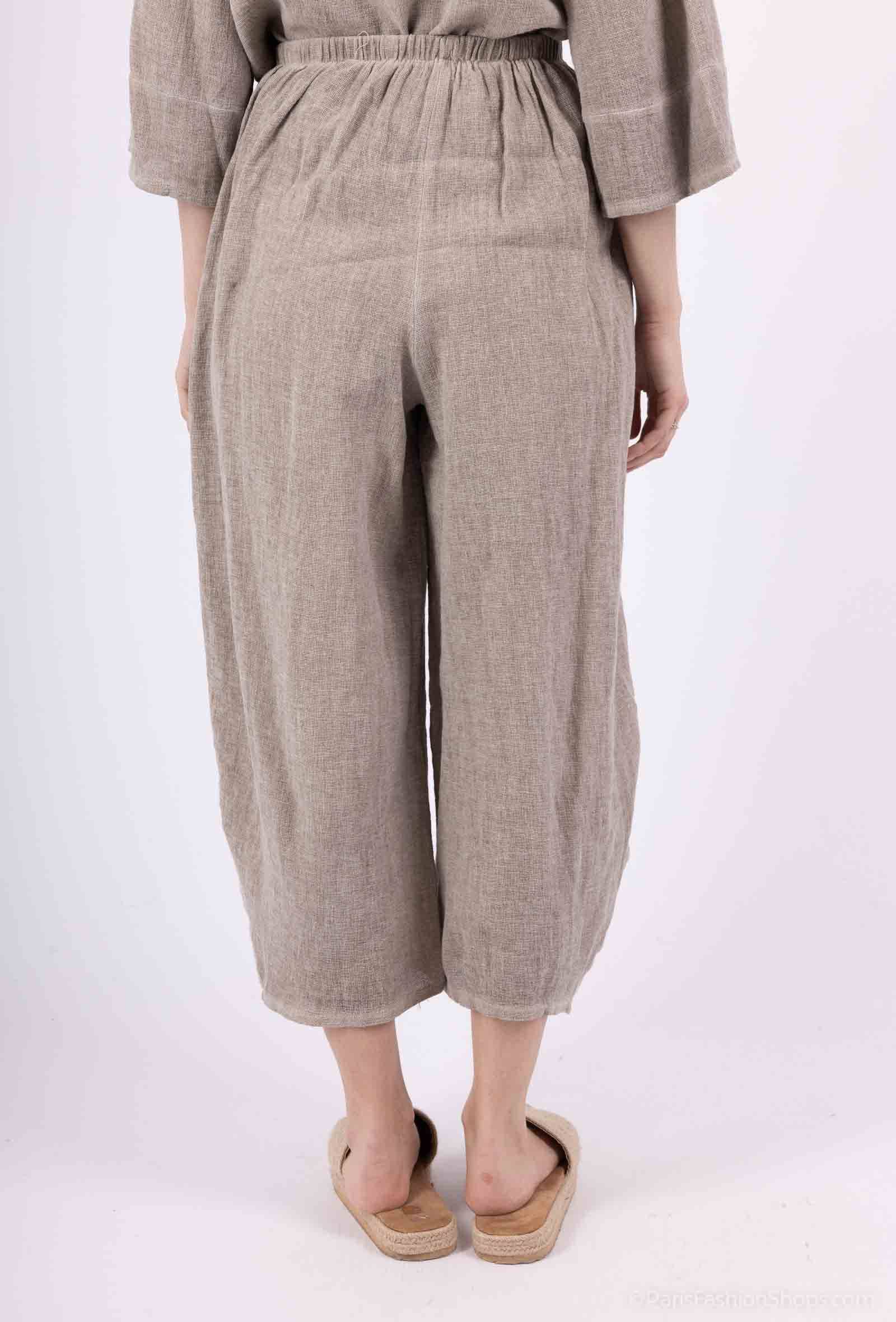 Shyloh - Wholesale Pants - Women's - Linen cotton trousers 205243