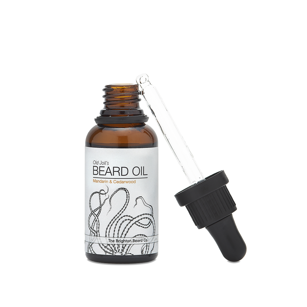 The Brighton Beard Co. – Engroshandel Skægstyling – Gamle Jolls Mandarin, Cedertræ og enebær Beard Oil3