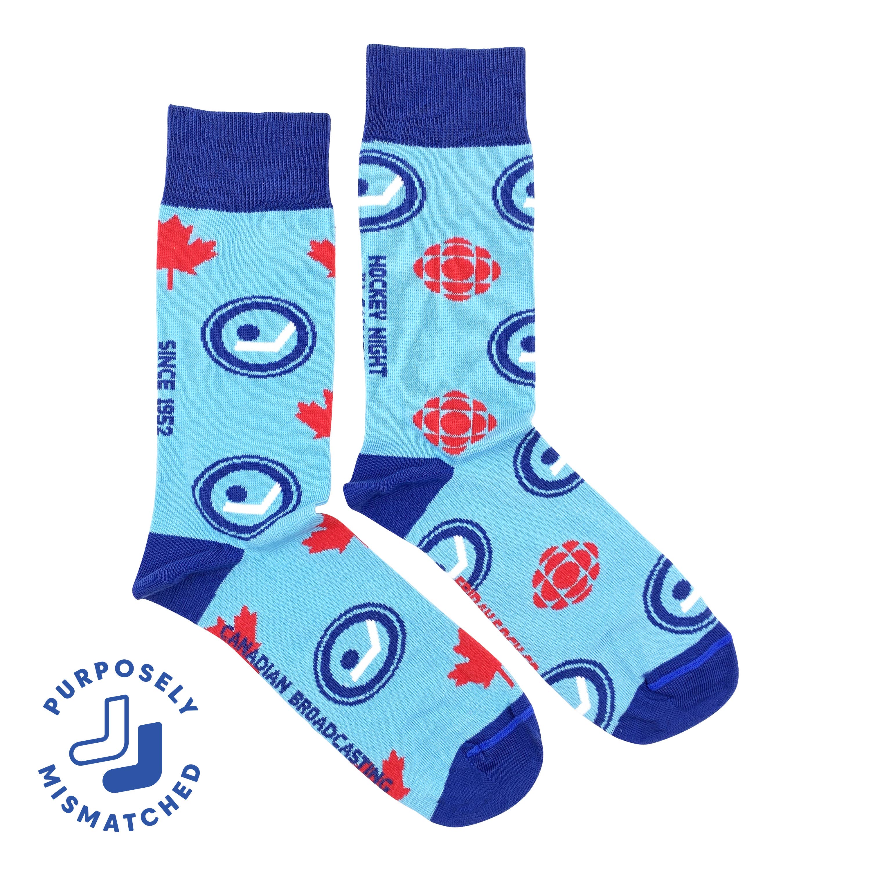 Friday Sock Co. - Wholesale Socks - Men's - Men's CBC Hockey Night in Canada Mismatched Socks0