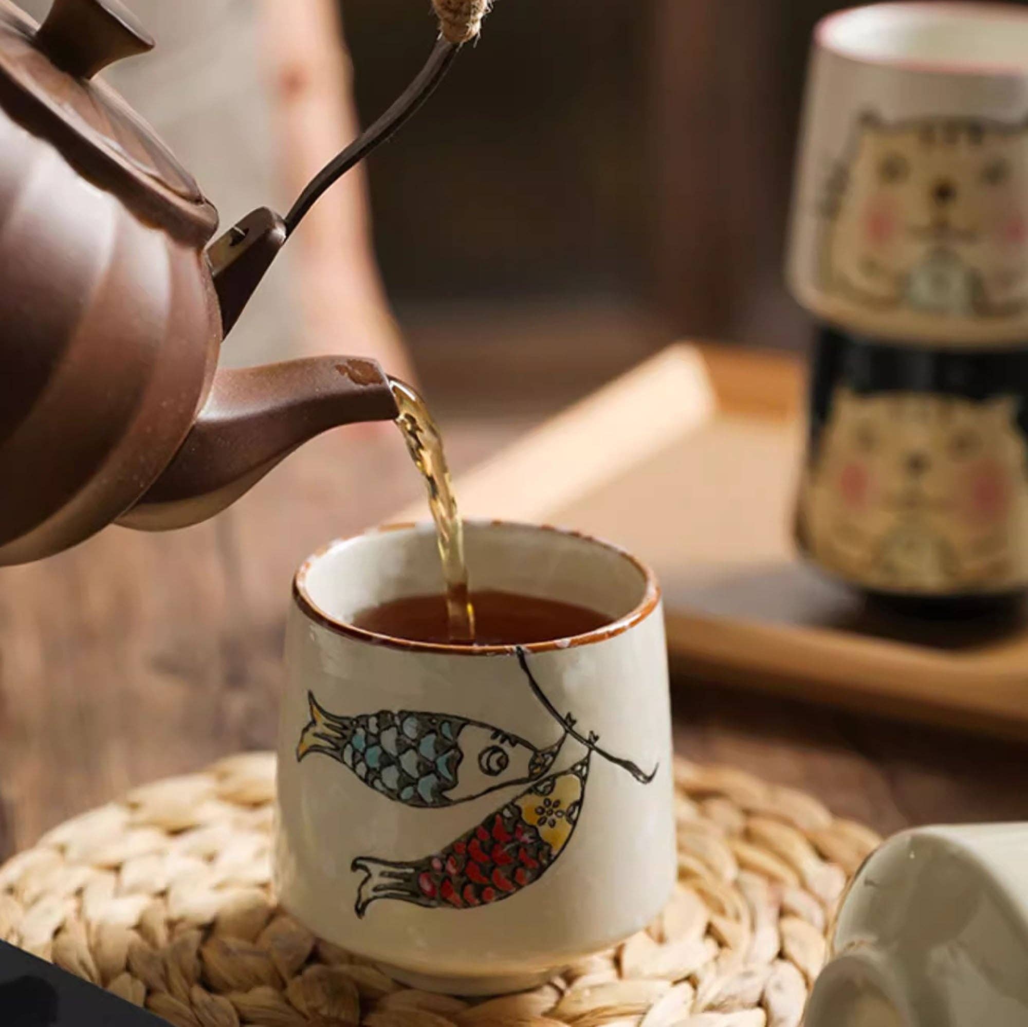 MinoCraft - Wholesale Coffee Mug - Japanese retro pattern tea cup5