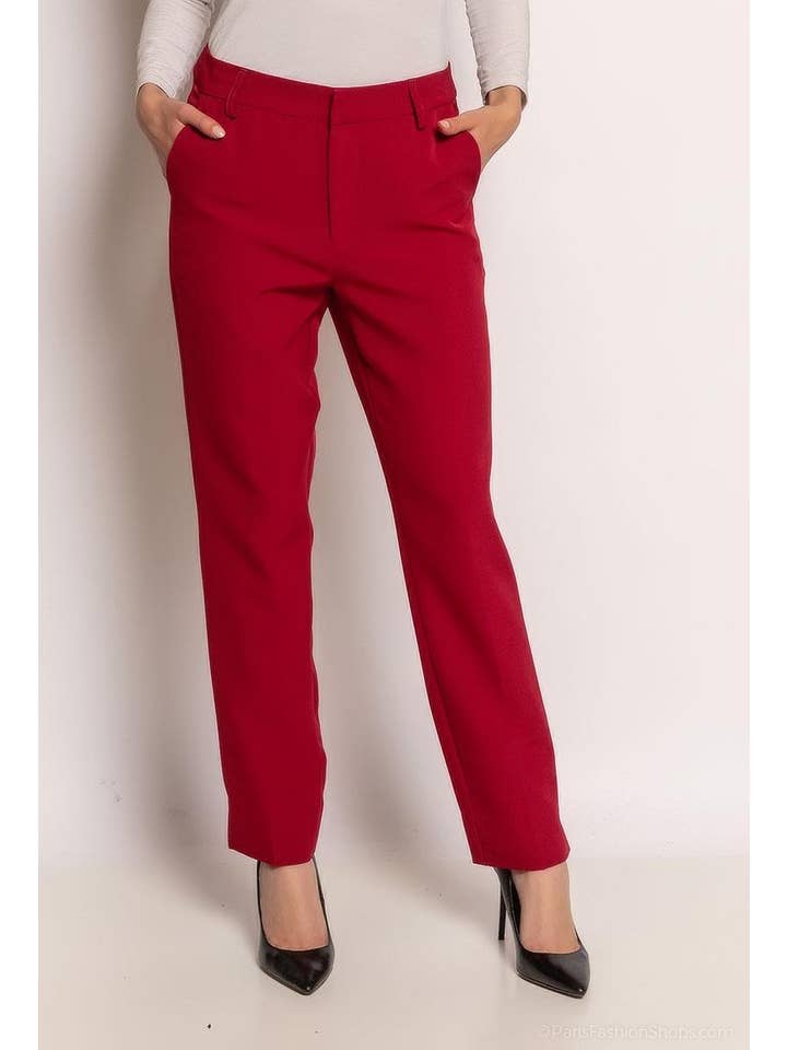 Attentif Paris - Wholesale Broek - Dames - Attentif Paris tijdloze high-waisted sigarettenbroek51