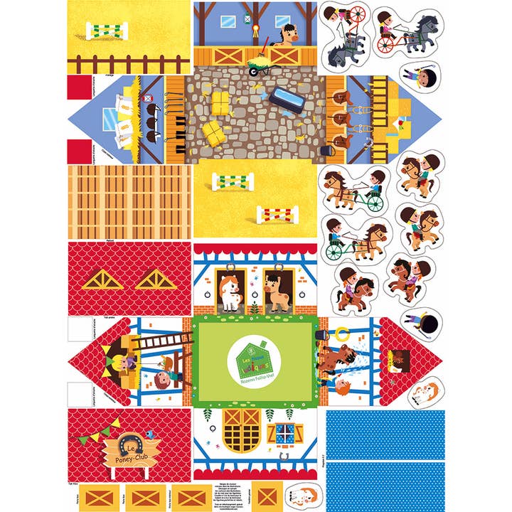 Kidifabrics – wholesale Sömnadskit – Sy- och lekset ponnyklubb för nybörjare7