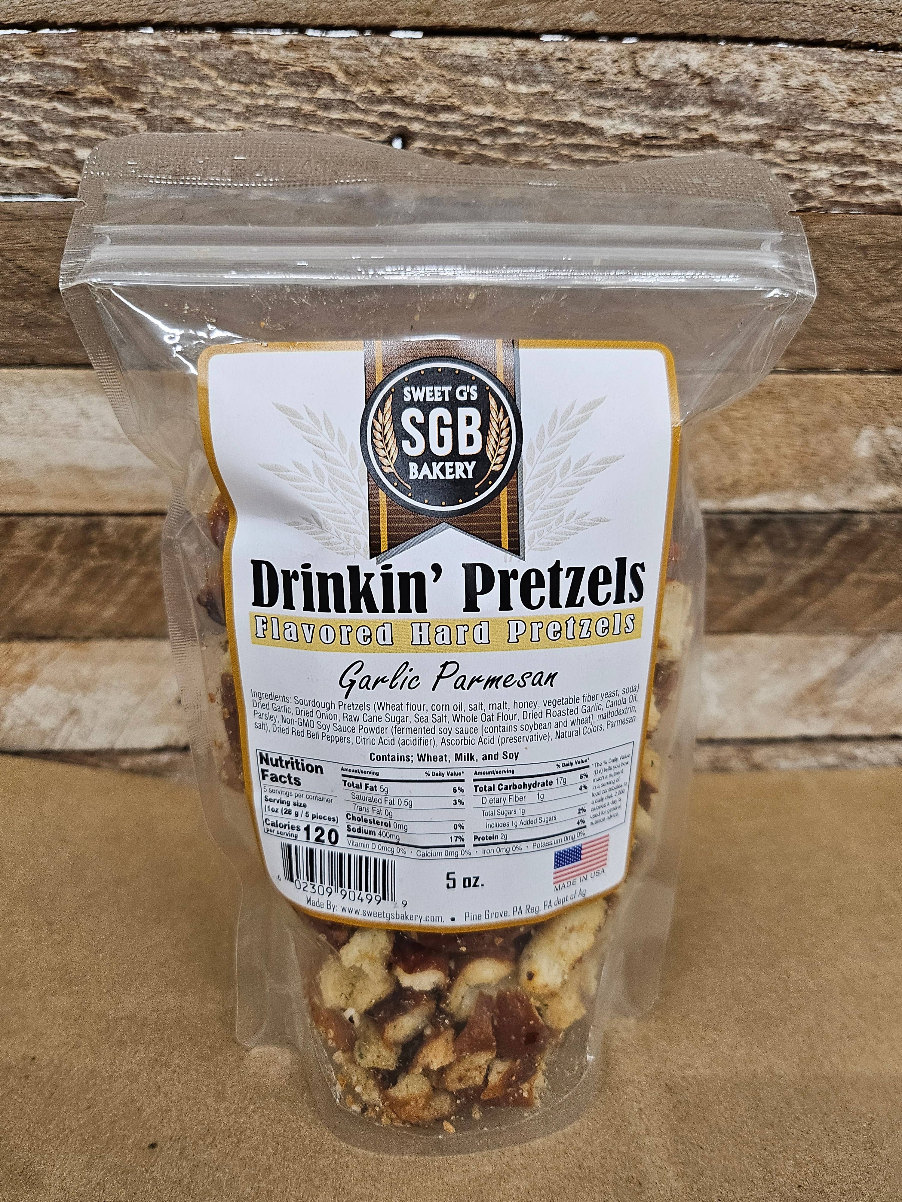 Sweet G's Bakery - Drinkin’ Pretzels - Wholesale Pretzels - Assortment #B Flavored Hard Pretzels (60 - 5oz Bags)4