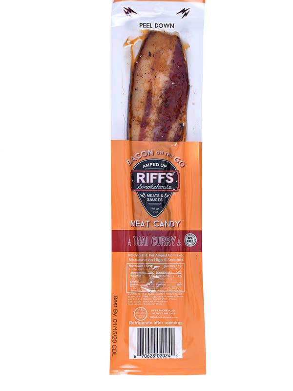 Riffs Bacon on the Go - Red Curry for wholesale by Riffs Smokehouse