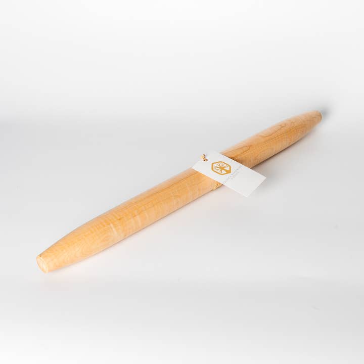 Französisches Nudelholz mit Flammendesign aus östlichem Ahorn für den Großhandel von Pacifica woodwork and design