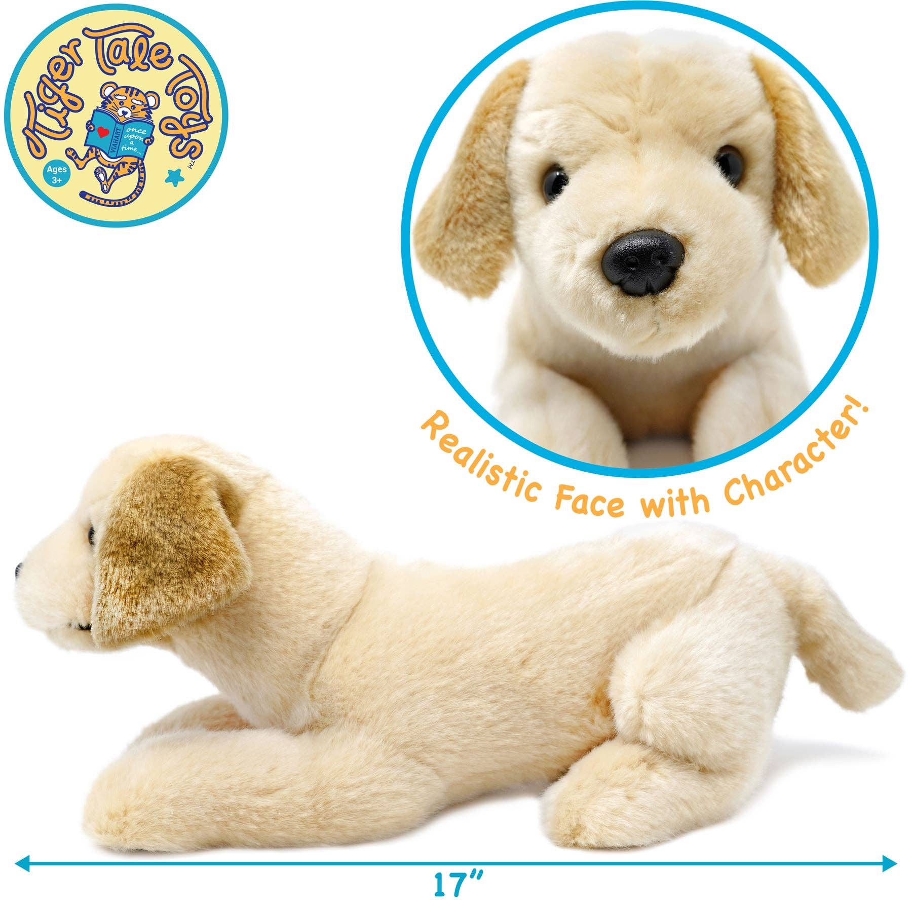VIAHART Toy Co. - Wholesale Stuffed/Plush Toy - Kids & Baby - Lorrie the Labrador | 17 Inch Stuffed Animal Plush1