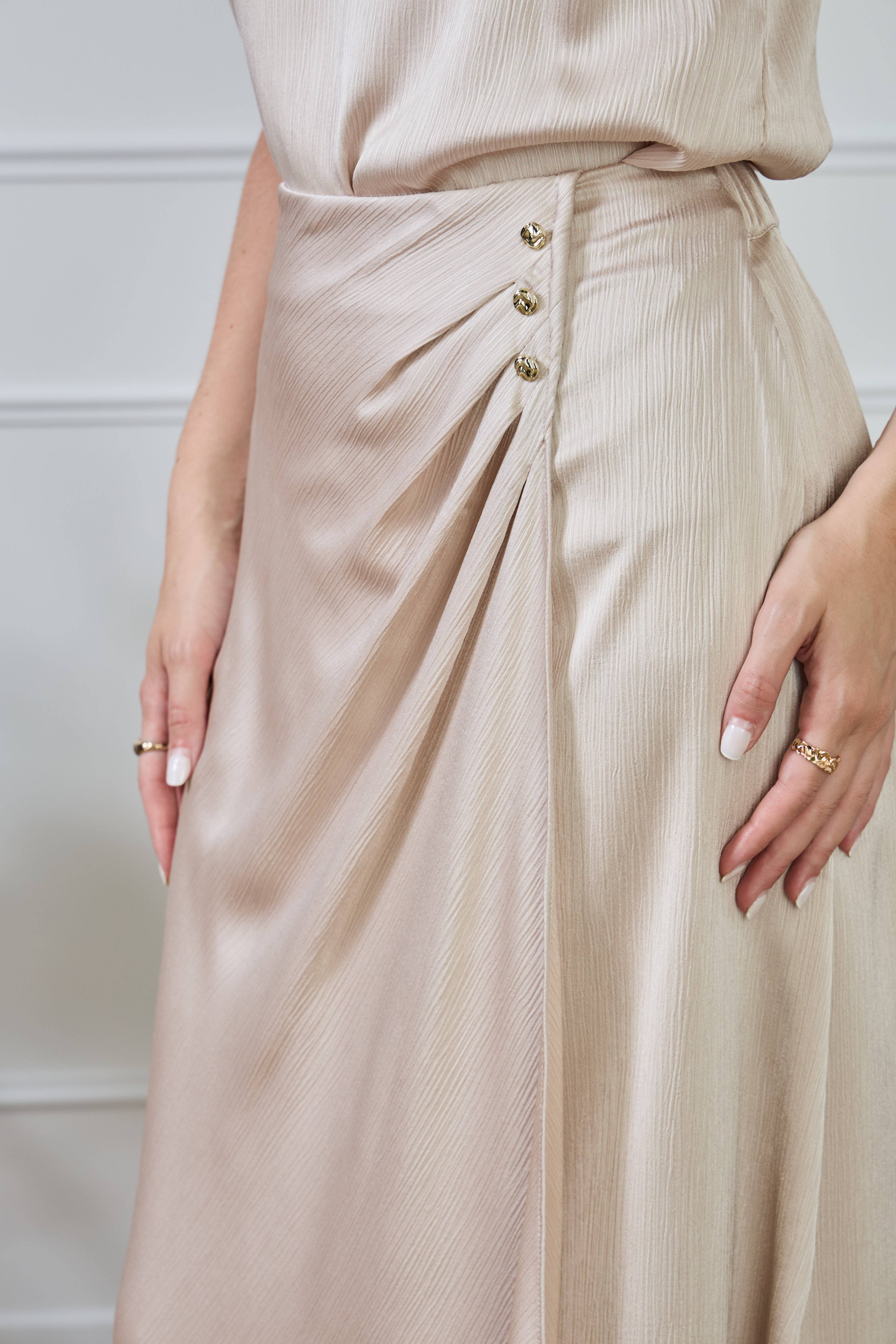 LULUMARY - Vendita all'ingrosso Gonna - Donna - Gonna lunga fluida SK8633