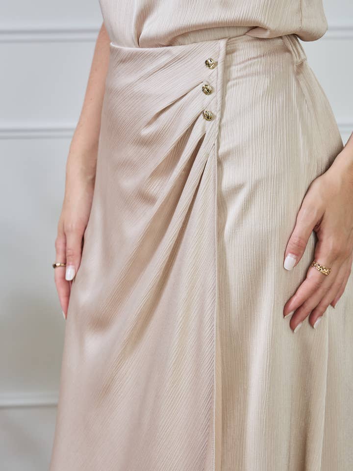 LULUMARY - Vendita all'ingrosso Gonna - Donna - Gonna lunga fluida SK8633