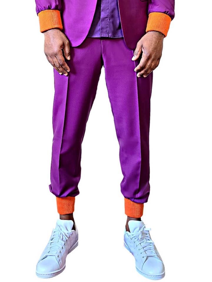 Orchid Rib Hem Trouser for wholesale by Isaiah Hemmingway