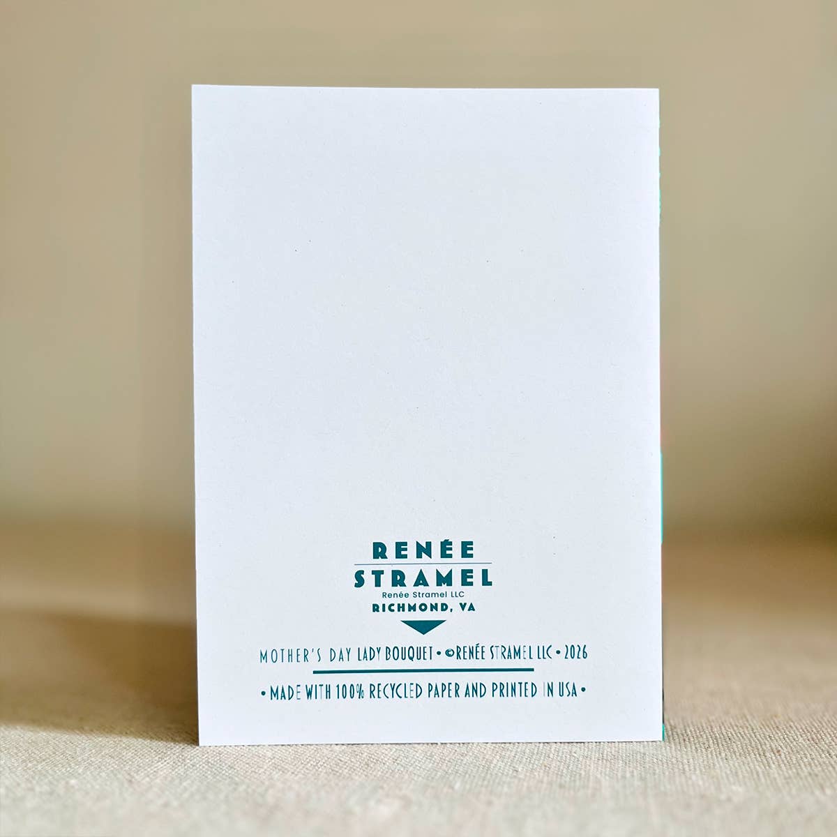 Renée Stramel - Wholesale Mother's Day Card - A7 Greeting Card Happy Mother's Day3