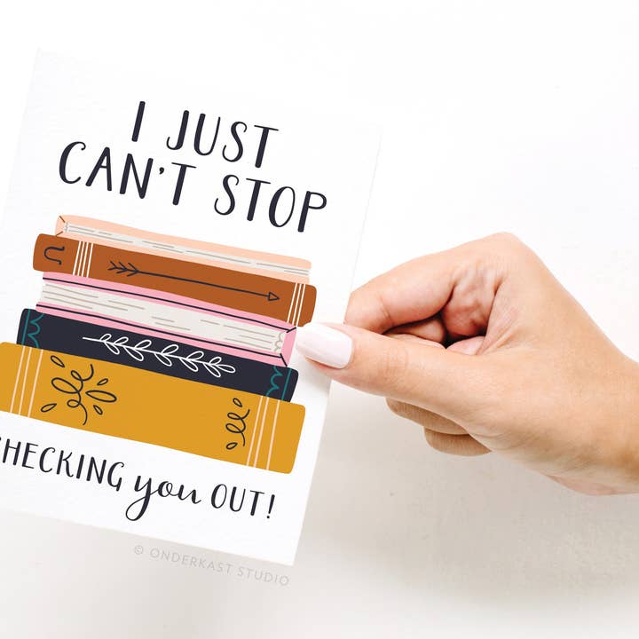 Easyhand Goods – formerly Onderkast - Wholesale Love Card - I Just Can't Stop Checking You Out Greeting Card – FINAL STOCK2