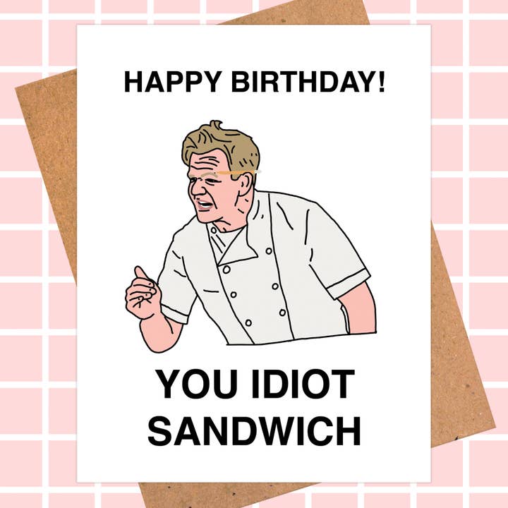 Gordon Ramsay Idiot Sandwich-Karte | Popkultur-Karte für den Großhandel von Pop Hot Cards
