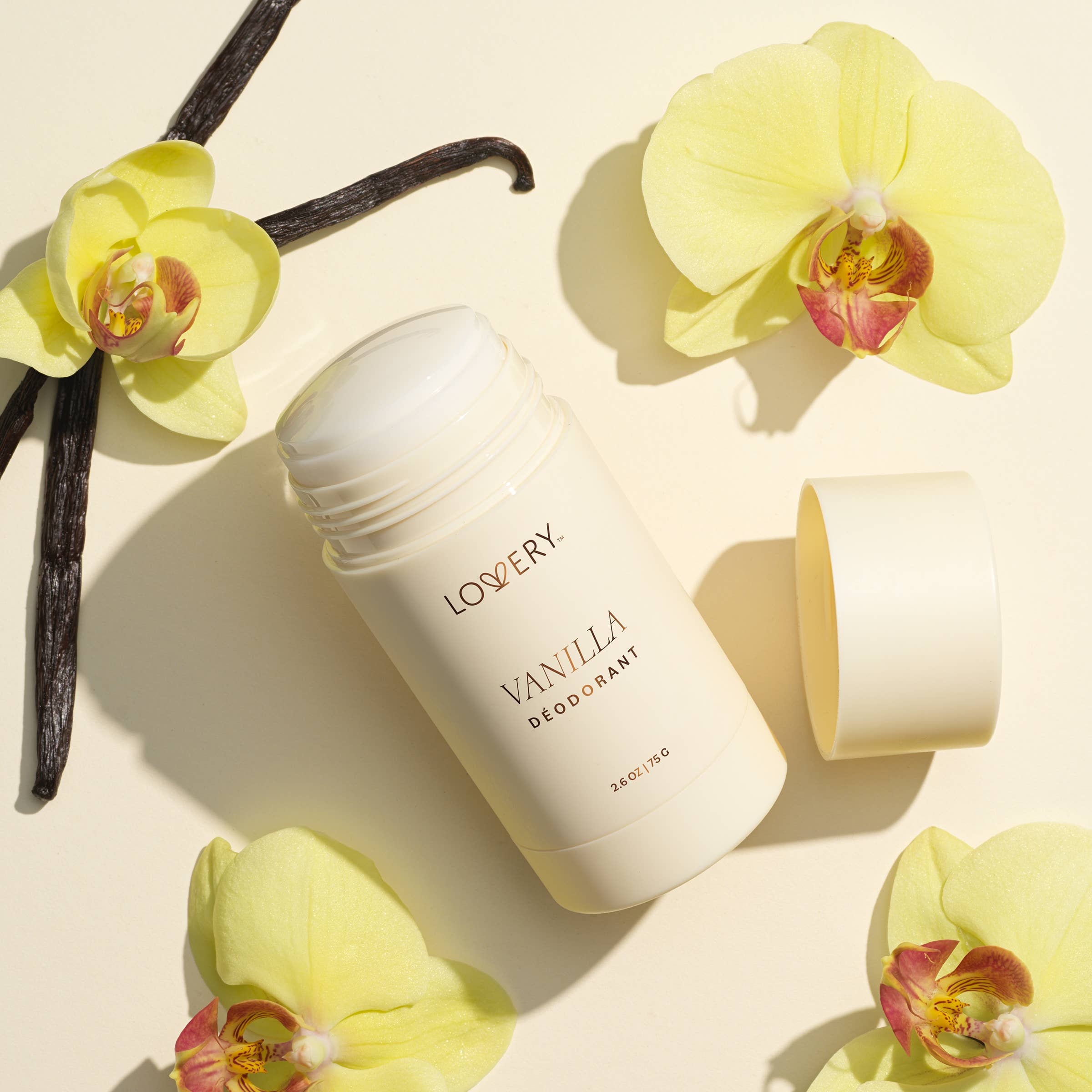 Lovery - Wholesale Deodorant - Women's - Vanilla, Coconut, Rose, Womens Unscented Aluminum Free - 4pc9