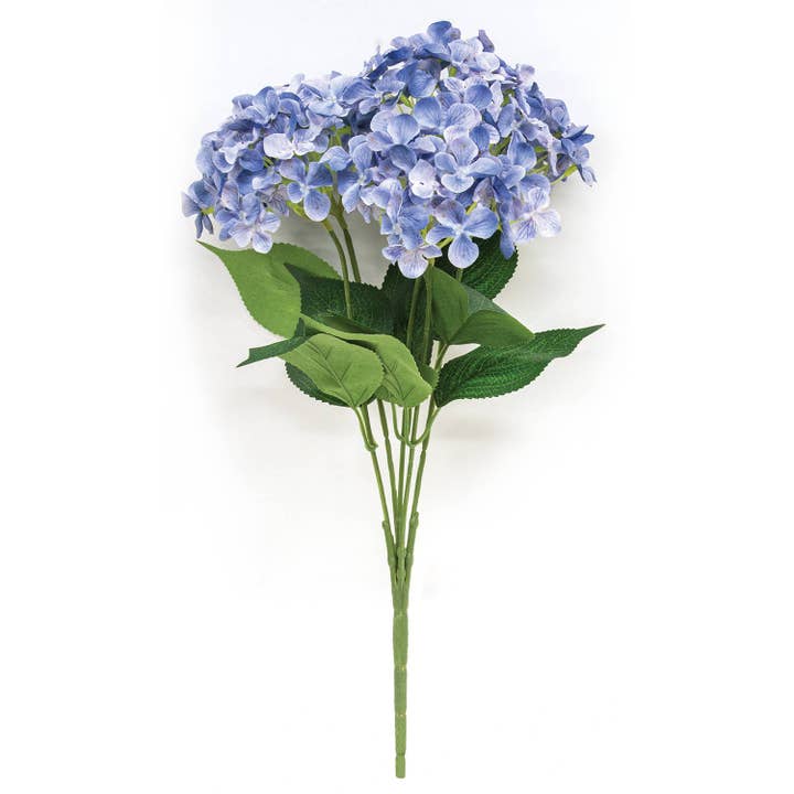 Blue Hydrangea Bush - 17"H for wholesale by CWI Gifts