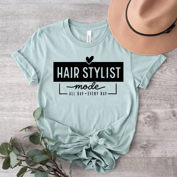 Himalayan Hymns - Wholesale Screen Printed T-Shirt - Women's - Hair Stylist Mode Shirt Hair Hustler Hairdresser Hairstylist