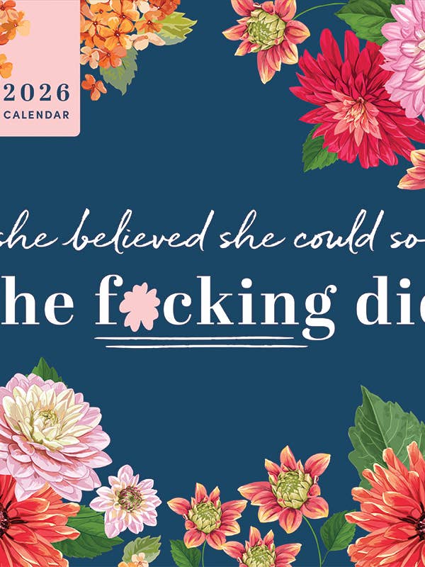 2026 She Believed She Could So She F*cking Did Wall Calendar for wholesale by Sourcebooks