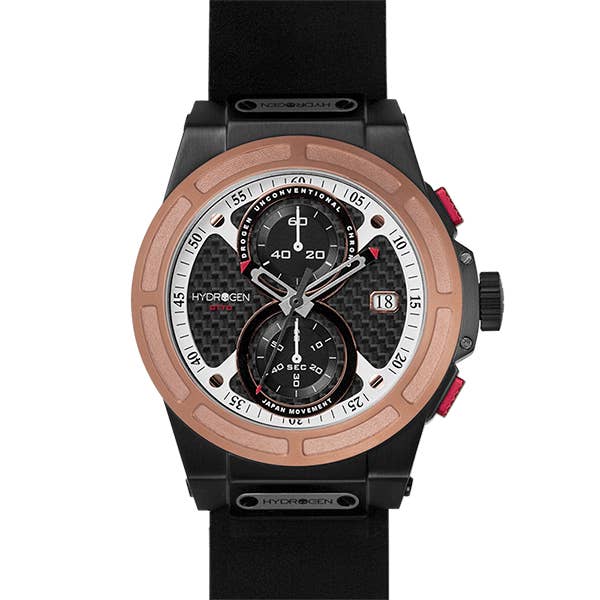 Otto Chrono Black Rose Gold Nato for wholesale by Hydrogen