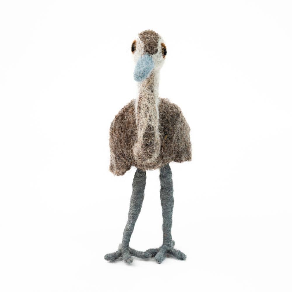 Vevoke - Wholesale Ornament - Handmade Felted Emu1